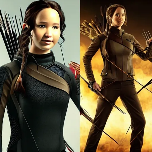 Image similar to katniss everdeen if she was a man