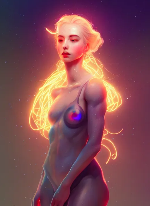 Prompt: iridescent portrait of a pale attractive women made of kintsugi and moonstone, background hyper detailed, character concept, full body, dynamic pose, glowing lights intricate, elegant, highly detailed, digital painting, artstation, concept art, sharp focus, illustration, qwek dom