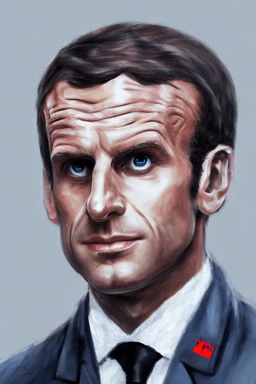 Image similar to emmanuel macron dressed as a surgeon, highly detailed, digital art, sharp focus, trending on art station