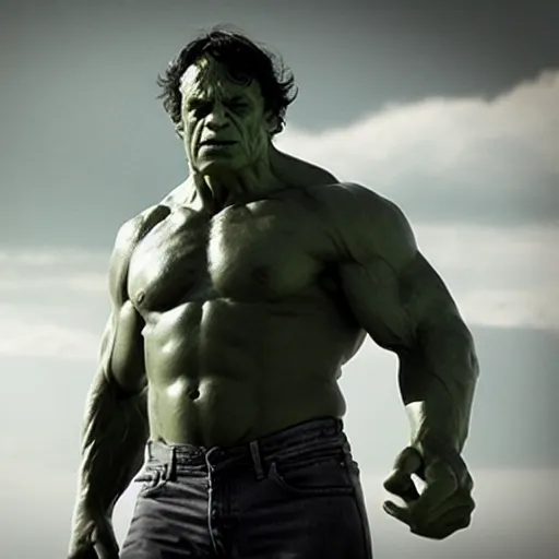 Image similar to Andrew Lincoln as The Hulk