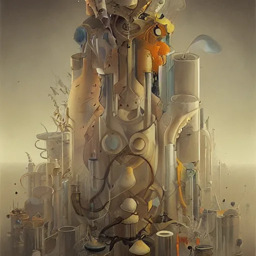 Prompt: supercritical fluid | peter mohrbacher giorgio morandi,