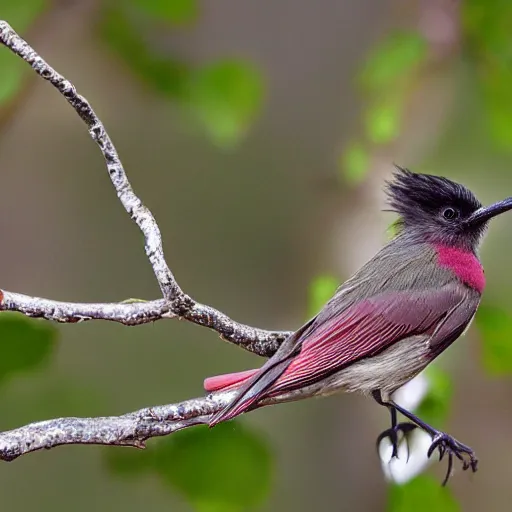 Prompt: cape bulbul on a twig