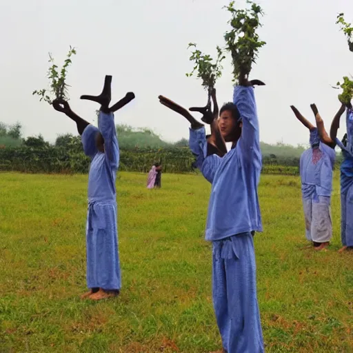 Image similar to qugong human tree practice healing