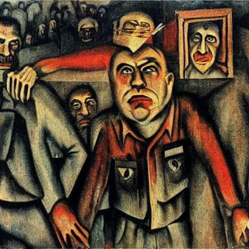 Image similar to life in a soviet gulag by otto dix