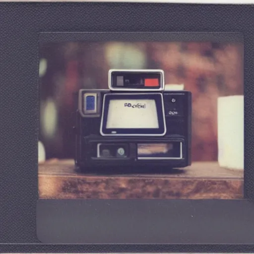 Prompt: polaroid photo of a polaroid photo of a polaroid photo