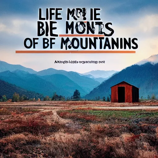 Image similar to life beyond the mountains