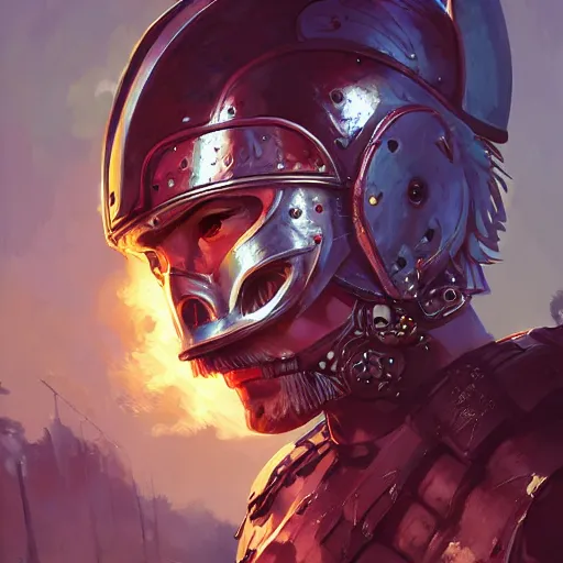 Image similar to cyberpunk viking helmet mask warrior goddess robot ninja fantasy, art gta 5 cover, official fanart behance hd artstation by jesper ejsing, by rhads, makoto shinkai and lois van baarle, ilya kuvshinov, ossdraws