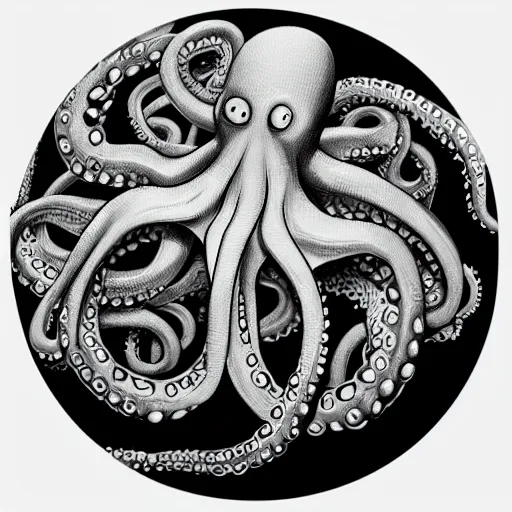 Image similar to octopus wrestling with a sphere, sphere is earth, 5 5 mm