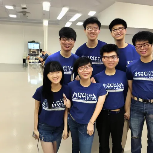 Image similar to technicbots asian ftc team with navy blue shirts