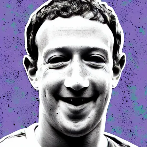 Prompt: a portrait of of mark zuckerberg constructed from facebook profile photos, collage, drop shadow, organic, layered composition, layers, texture, mcu, petals, highly textured, layered, sculpted, dynamic,