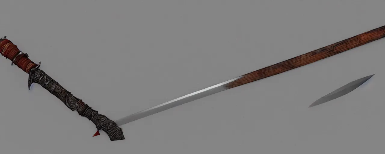 Image similar to sword design, shortsword, substance designer, weapon design, wood, steel, material, trending on artstation, cgsociety, art by gerald brom, greg rutkowski and artgerm and james jean and zdzisław beksinski, 8 k, unreal engine, c 4 d