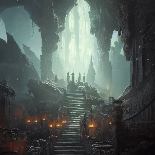 Prompt: dungeons & dragons, highly detailed, illustration, fantasy art, in the style of greg rutkowski, cinematic shot, epic, fantasy, intricate, hyper detailed, artstation, concept art, smooth, sharp focus, ray tracing