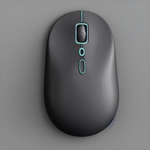 Prompt: A computer mouse, designed by Apple, but actually ergonomically friendly