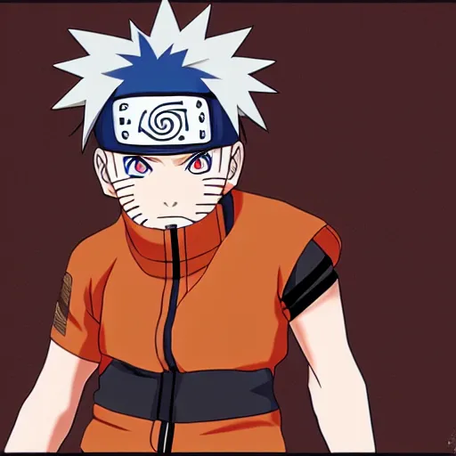 Prompt: naruto uzamaki in the style of craig mullens
