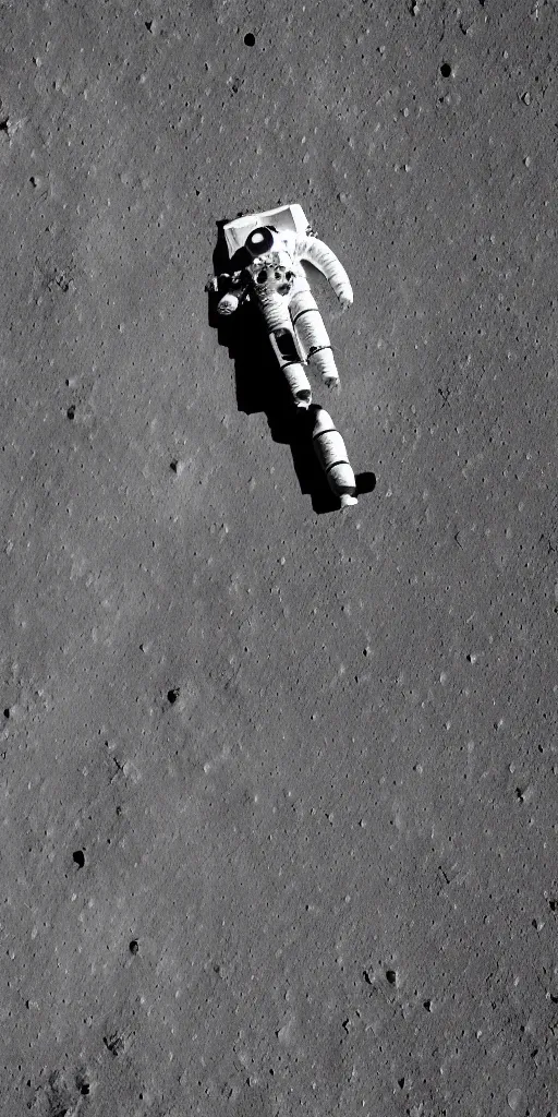 Prompt: super high resolution portrait, chinese astronaut landing on the moon, backlight, background is lunar crater, earth, sky, meteorite crater, lunar module, f 3 2, high detail.