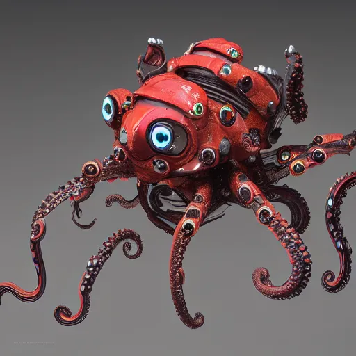 Image similar to octopus Mecha hy-gogg, 8k resolution, realistic