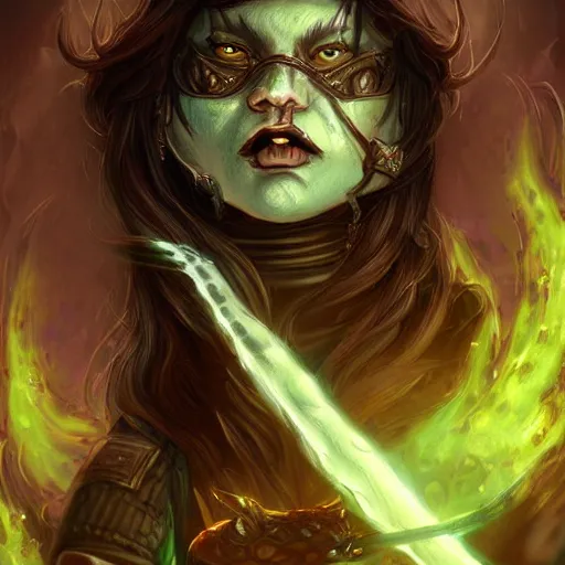 Image similar to snake-face lady, snake-face lady, snake-face lady, fangs, snake mouth, epic fantasy digital art, fantasy style art, fantasy hearthstone art style