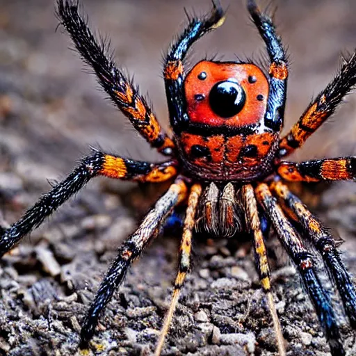 nightmare spider. Trypophobia. Deep contrasting colors | Stable ...