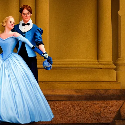 Image similar to cinderella, highly detailed, photo