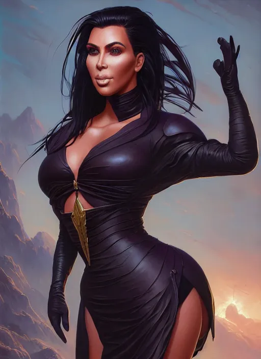 Image similar to highly detailed portrait of kim kardashian as jade from mortal kombat 1 1, stephen bliss, unreal engine, fantasy art by greg rutkowski, loish, rhads, ferdinand knab, makoto shinkai and lois van baarle, ilya kuvshinov, rossdraws, tom bagshaw, alphonse mucha, global illumination, radiant light