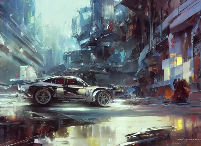 Prompt: concept art oil painting by Jama Jurabaev and John Berkey, extremely detailed, brush hard, artstation