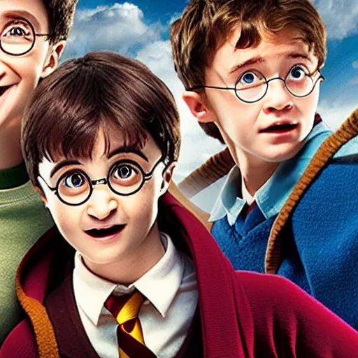 Prompt: harry potter, by pixar