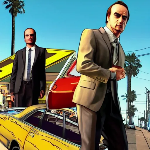 Image similar to GTA box cover art for Better Call Saul, Grand Theft Auto, GTA cover art