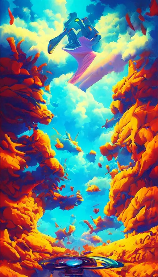 Image similar to psytrance artwork, by rhads