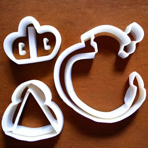 Prompt: funny cookie cutter shapes