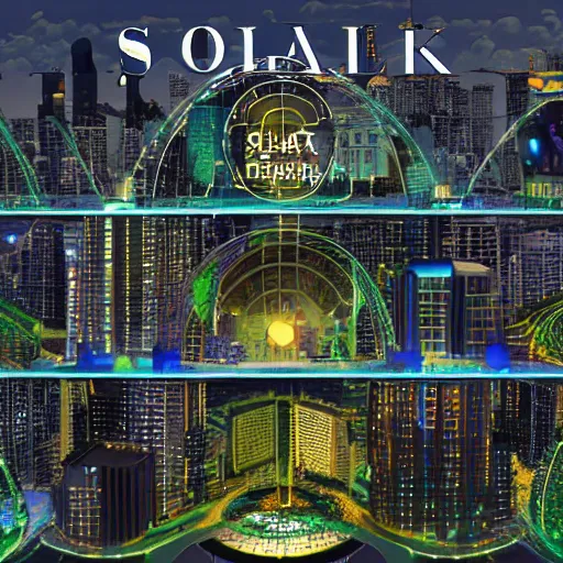 Prompt: solarpunk city