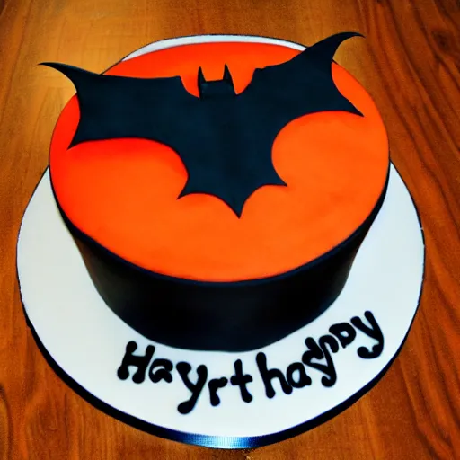 Image similar to bat birthday cake for girls,