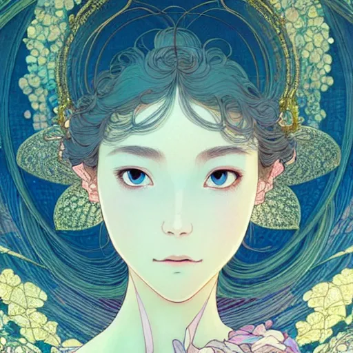 Prompt: a beautiful exquisite delicate hyperdetailed character design 4 k wallpaper illustration of a princess, victo ngai style, finely detailed perfect face delicate features directed gaze, style of studio ghibli, makoto shinkai, raphael lacoste, louis comfort tiffany, denoise, deblurring, artgerm, james jean, ross tran, alphonse maria mucha, chinese style