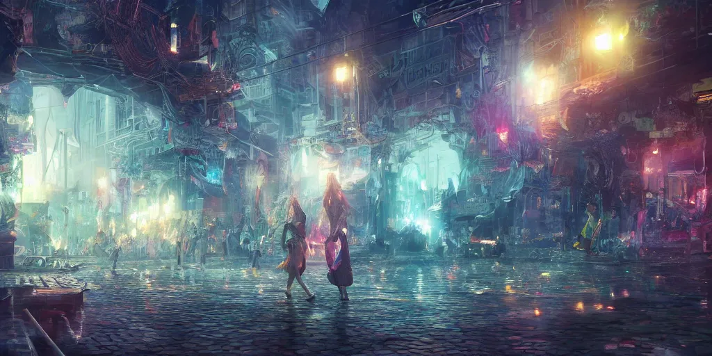 Image similar to and they have come to realize that their freedom is inextricably bound to our freedom. we cannot walk alone. ultrafine highly detailed hyper colorful illustration, sharp focus, final fantasy, unreal engine highly rendered, global illumination, radiant light, intricate and detailed environment