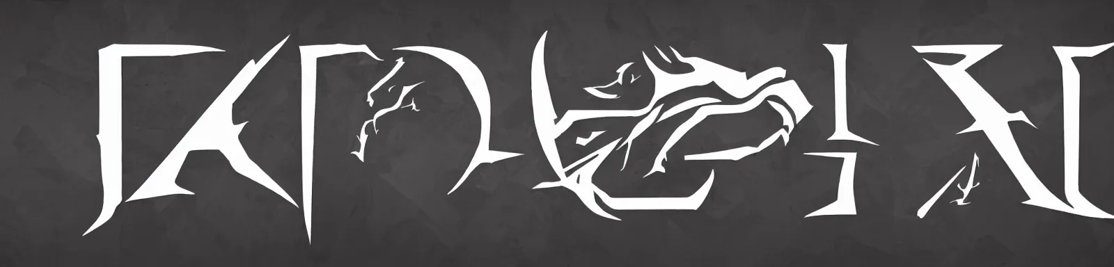 Prompt: dota 2 logo and text