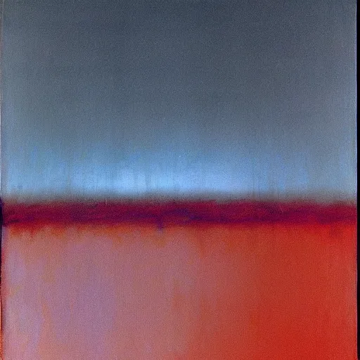 Prompt: the abstract painting'arctic void ', by caspar david friedrich, by rothko!!!