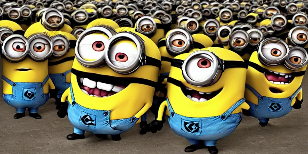 Image similar to trollface minion from despicable me