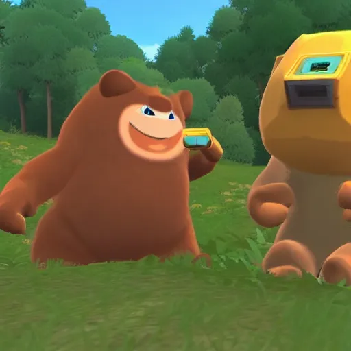 Prompt: Resetti trail cam footage