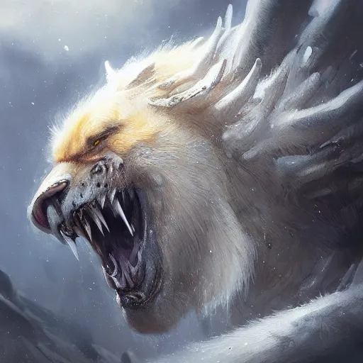 Prompt: a detailed portrait of a sabretooth, by justin gerard and greg rutkowski, digital art, realistic painting, dnd, character design, trending on artstation