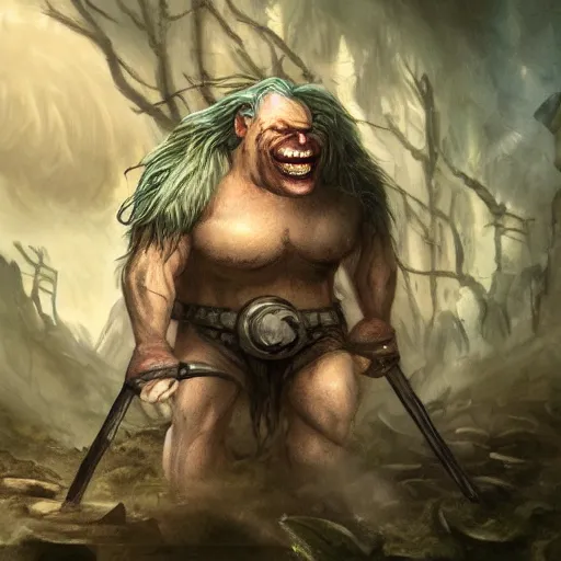 Image similar to one eyed troll, cyclopean giant