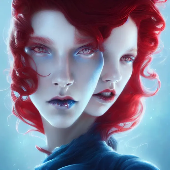 Prompt: america by charlie bowater and anna dittmann and artgerm and clemens ascher, intricate, elegant, red and white and blue mist, highly detailed, dramatic lighting, sharp focus, octane render, trending on artstation, artstationhd, artstationhq, unreal engine, 4 k, 8 k