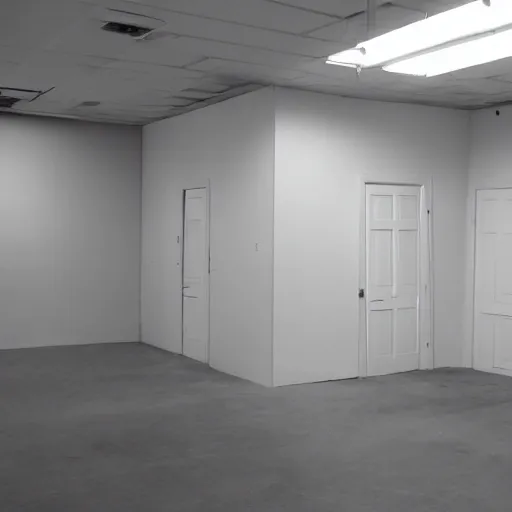 Image similar to the backrooms are empty