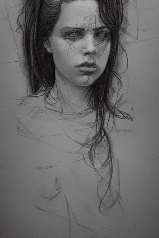 Prompt: Pencil drawing by Joao Ruas