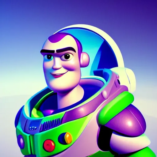 Prompt: realistic! photo of buzz lightyear with a buzz cut hairstyle, trending on artsation, 8k