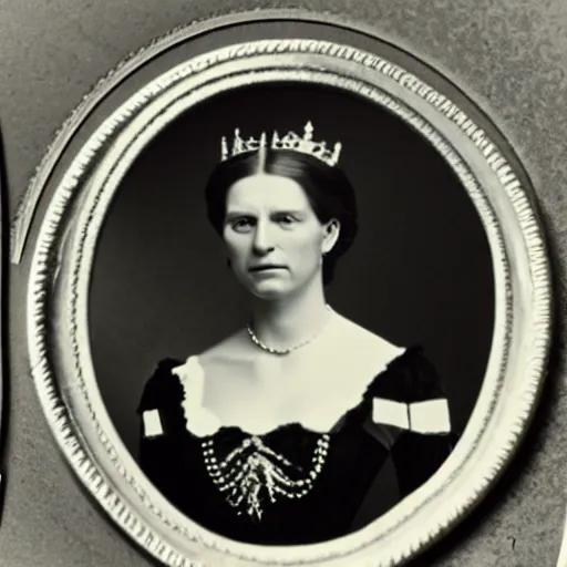 Image similar to photo of a 3 1 year old german queen, circa 1 8 6 5