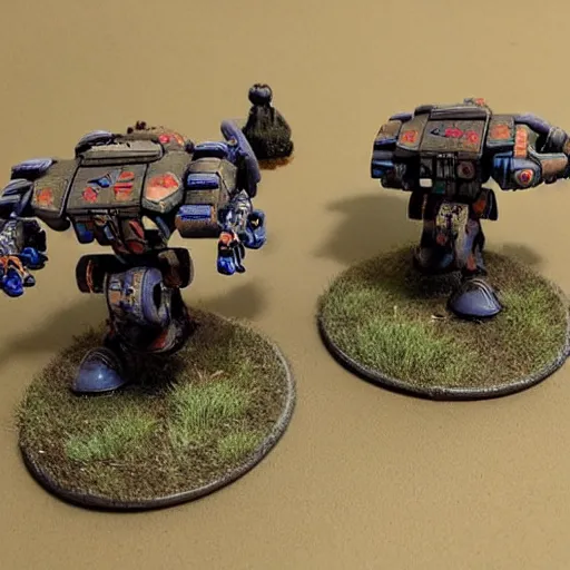 Prompt: beautifully painted 3 d printed wargaming miniature of a battletech!!!! atlas!!! battlemech!!!, product introduction photos, battletech mech art, 4 k