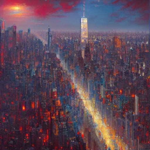 Prompt: artstation concept of new york city, bright colorful, hyperdetailed, artstation trending, world renowned artists, worth1000.com, historic artworks society, antique renewel, cgsociety, by greg rutkowski, by Gustave Dore, Deviantart