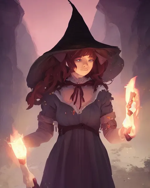 Prompt: medieval witch girl, full shot, atmospheric lighting, detailed face, by makoto shinkai, stanley artger m lau, wlop, rossdraws, james jean, andrei riabovitchev, marc simonetti, krenz c