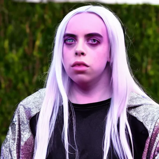 Image similar to billie eilish as a new thanos 4k