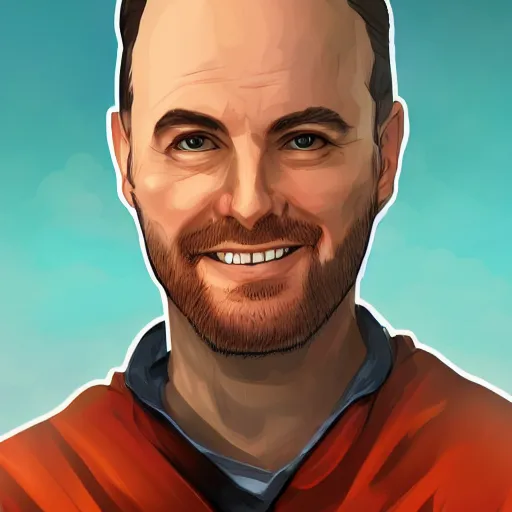 Prompt: bitcoin inventor, digital art, artstation