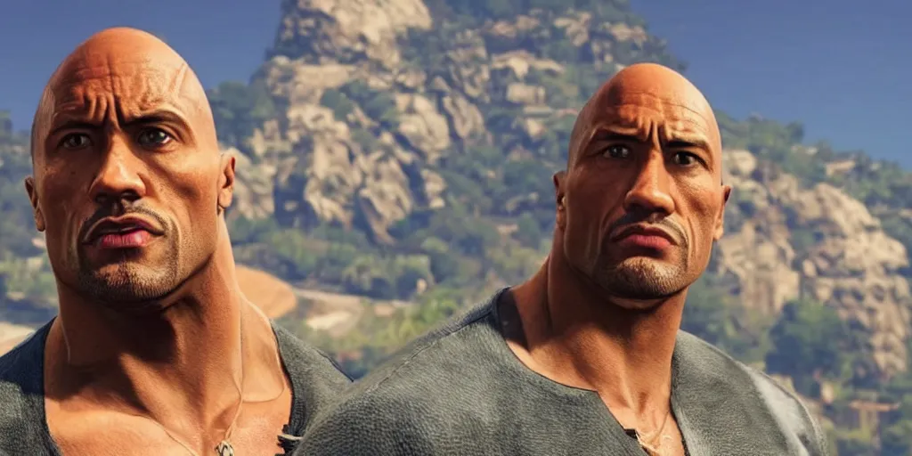 Image similar to the rock, gta 5 loading screen